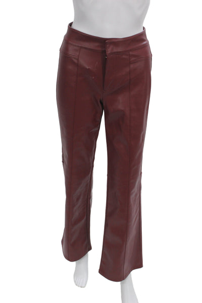 We The Free Women Red Polyester Dress Pants Size 0
