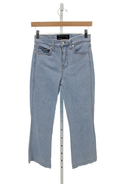 Veronica Beard Womens Ankle Jeans High Rise Blue Cotton Inseam 26 Size 25
