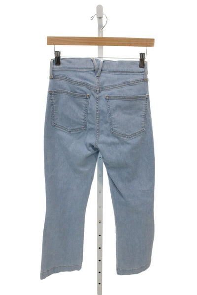 Veronica Beard Womens Ankle Jeans High Rise Blue Cotton Inseam 26 Size 25