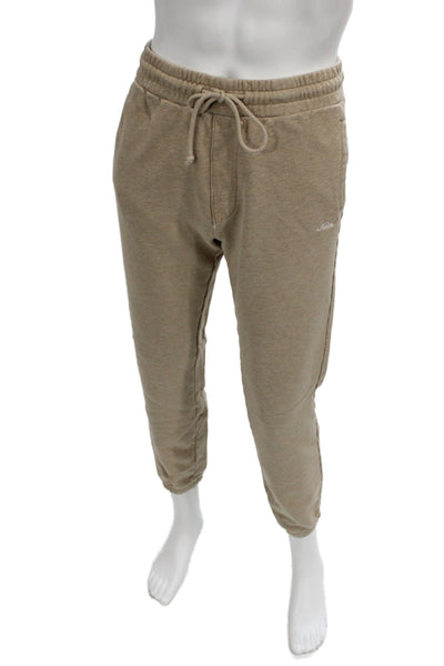 Kith Mens Beige Cotton Jogger Pants Drawstring Casual Fall Size S