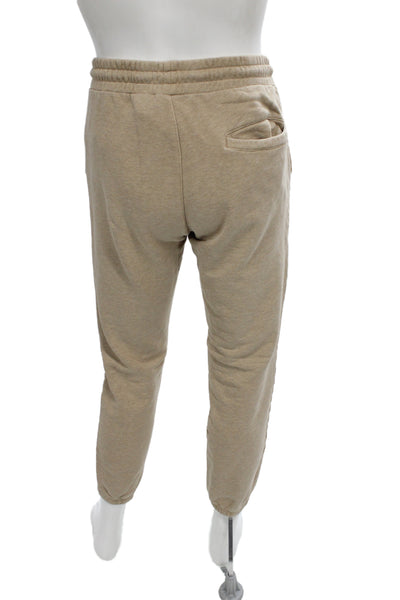 Kith Mens Beige Cotton Jogger Pants Drawstring Casual Fall Size S