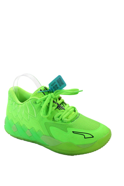 Puma Men's M.E.L.O. Lace Up Athletic Trainer Sneakers Green Size 8