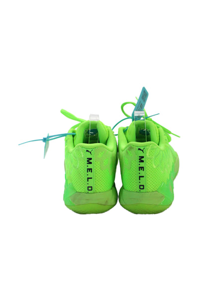 Puma Men's M.E.L.O. Lace Up Athletic Trainer Sneakers Green Size 8
