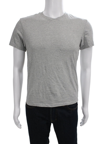 J Crew Mens Gray Cotton Crew Neck Short Sleeve T-Shirt Size S