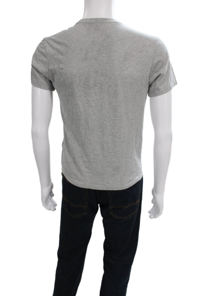 J Crew Mens Gray Cotton Crew Neck Short Sleeve T-Shirt Size S