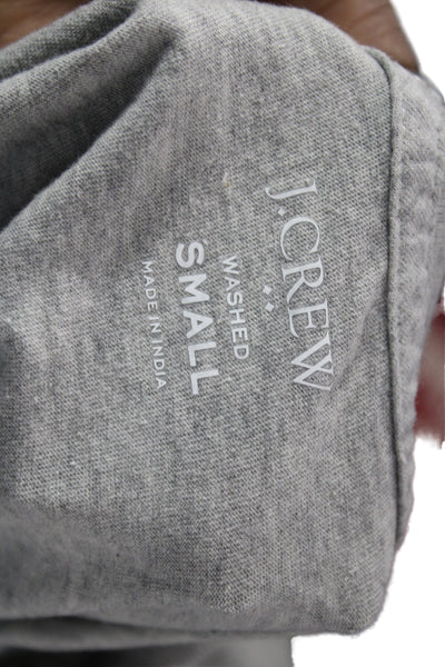 J Crew Mens Gray Cotton Crew Neck Short Sleeve T-Shirt Size S