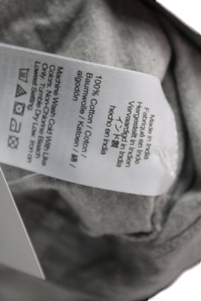 J Crew Mens Gray Cotton Crew Neck Short Sleeve T-Shirt Size S