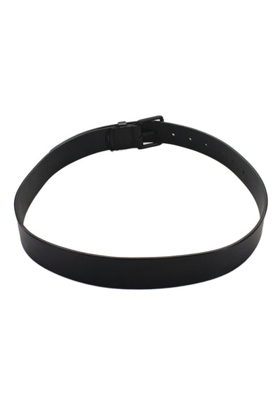 Club Monaco Mens Leather Frame Buckle Belt Black Size 32