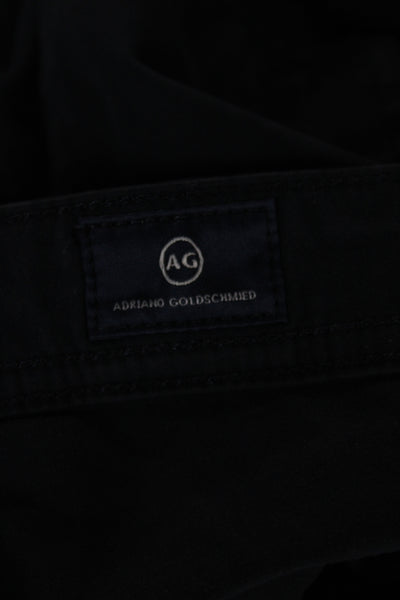 AG Adriano Goldschmied Womens Black Button Jeans Size 30