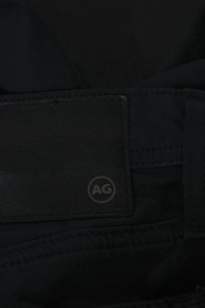 AG Adriano Goldschmied Womens Black Button Jeans Size 30
