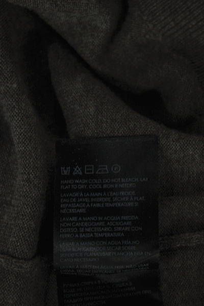 Club Monaco Women Gray Turtleneck Pullover Sweater Long Sleeve Petite Size XS