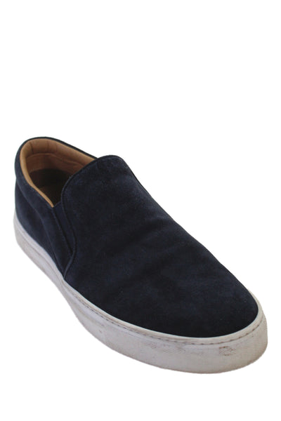 Marechiaro 1962 Womens Suede Slip On Low Top Sneakers Navy Size 45 15