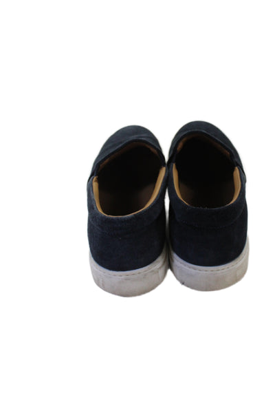 Marechiaro 1962 Womens Suede Slip On Low Top Sneakers Navy Size 45 15