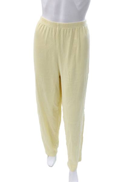 Eleven Eleven Women Yellow Casual Outfit Set Short Sleeve Button Size S
