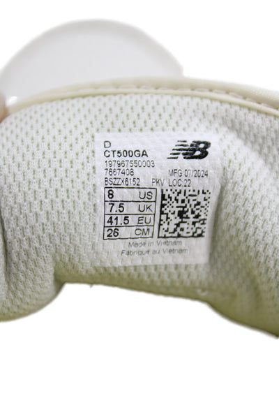 New Balance X Ganni Womens Suede Low Top Lace Up Sneakers White Size 8