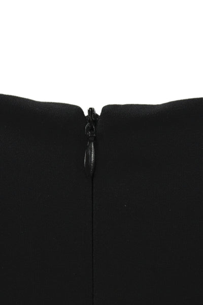 Boutique Moschino Women Sheath Black Long Sleeve Knee Length Dress Size 10