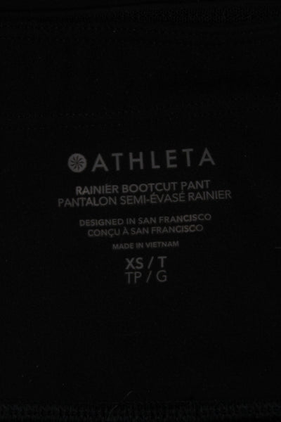 Athleta Womens Compression Black Tall Leggings Size XS