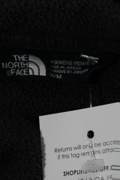 The North Face Womens Gray Henley Pullover Hoodie Long Sleeve Size M