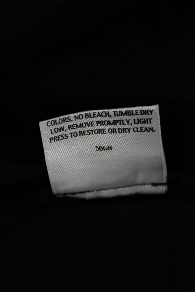 Eileen Fisher Women Black Rayon Collared Long Sleeve Cardigan Size M