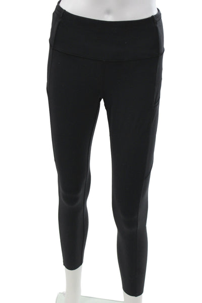 Lululemon Women Ankle Leggings Black Sports Size 8