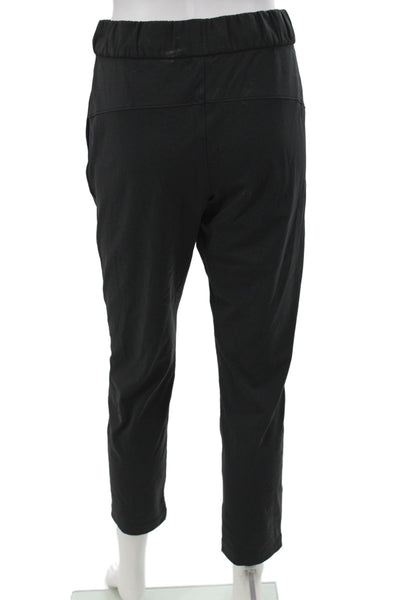 Lululemon Women Jogger Pants Black Pull On Polyester Athleisure Size S