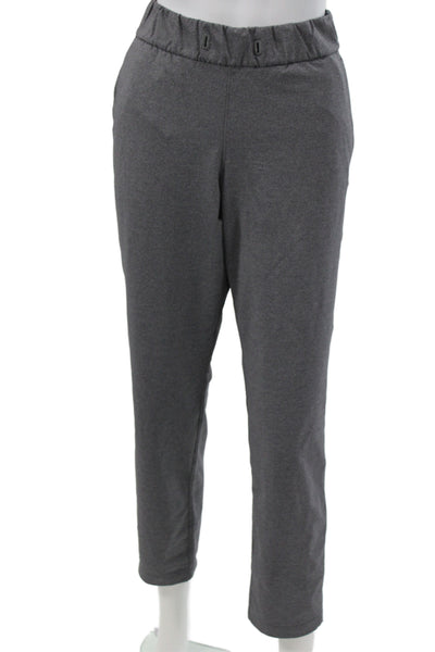 Lululemon Womens Gray Flecked Ankle Pants Pull On Athleisure Size M