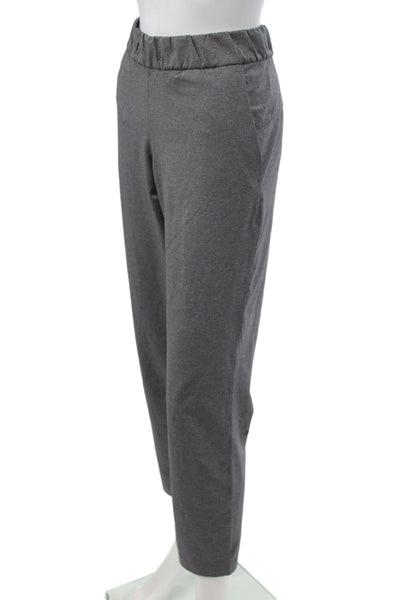 Lululemon Womens Gray Flecked Ankle Pants Pull On Athleisure Size M