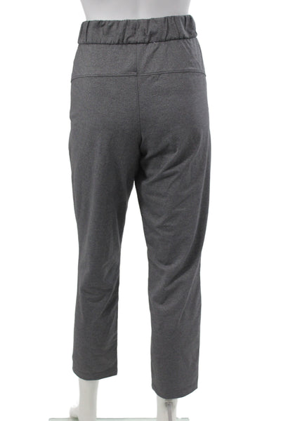 Lululemon Womens Gray Flecked Ankle Pants Pull On Athleisure Size M