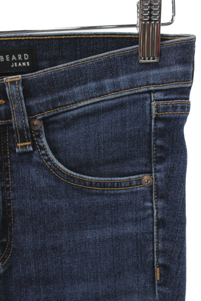 Veronica Beard Womens Bootcut Jeans High Rise Blue Cotton Blend Size 25