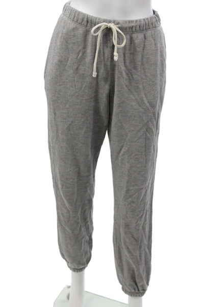 Donni Unisex Jogger Sweatpants Gray Drawstring Organic Cotton Modal Size XS