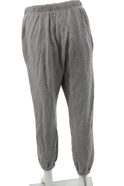 Donni Unisex Jogger Sweatpants Gray Drawstring Organic Cotton Modal Size XS