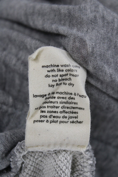 Donni Unisex Jogger Sweatpants Gray Drawstring Organic Cotton Modal Size XS