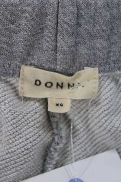 Donni Unisex Jogger Sweatpants Gray Drawstring Organic Cotton Modal Size XS