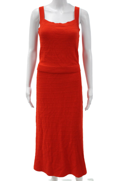 Banana Republic Womens Tank Top A Line Maxi Skirt Red Size Small