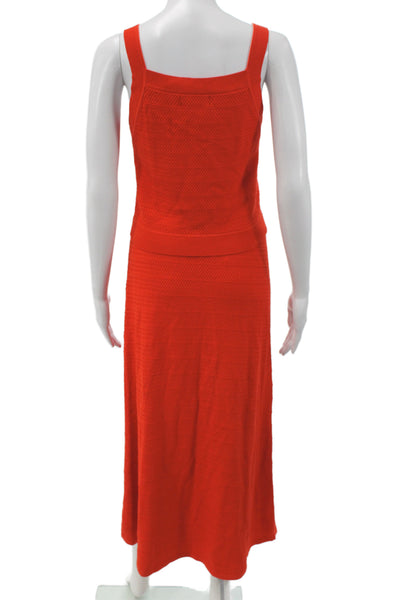 Banana Republic Womens Tank Top A Line Maxi Skirt Red Size Small
