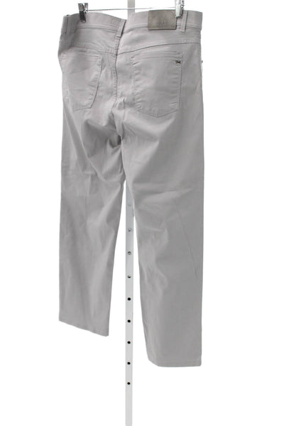 Brax Feel Good Mens Chino Pants Gray Casual Size 34