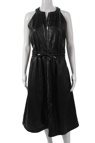 Proenza Schouler White Label Women Fit Flare Halter Black Maxi Dress Size 4