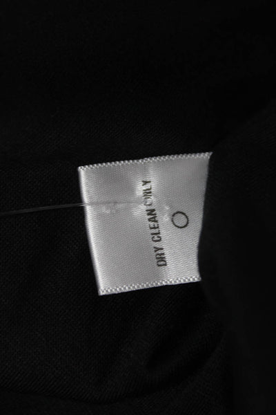 A.L.C. Women Biker Silk Jacket Black Asymmetrical Zip Size S