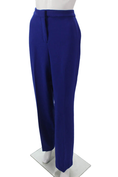 J Crew Women Dress Pants Blue Hook & Eye 64%Poly 31%Viscose Size 16 Tall