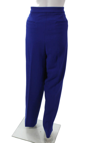 J Crew Women Dress Pants Blue Hook & Eye 64%Poly 31%Viscose Size 16 Tall