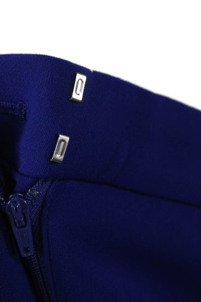 J Crew Women Dress Pants Blue Hook & Eye 64%Poly 31%Viscose Size 16 Tall