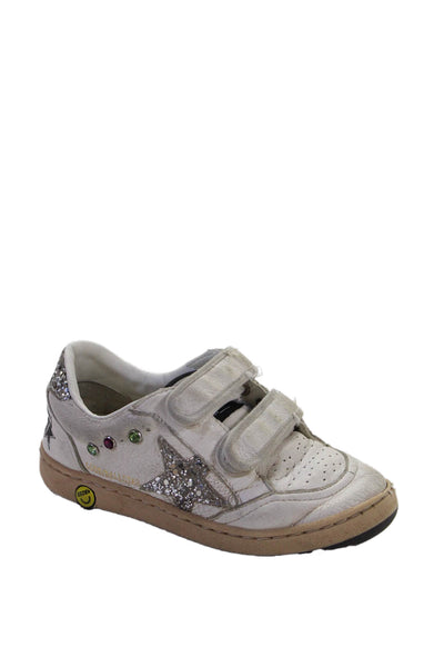 Golden Goose Deluxe Brand Girls Low Top Sneakers White Size 28
