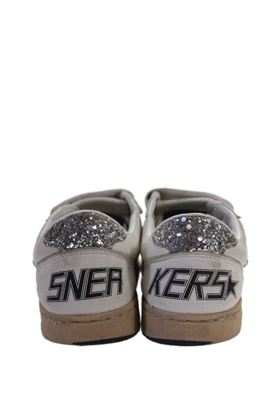 Golden Goose Deluxe Brand Girls Low Top Sneakers White Size 28