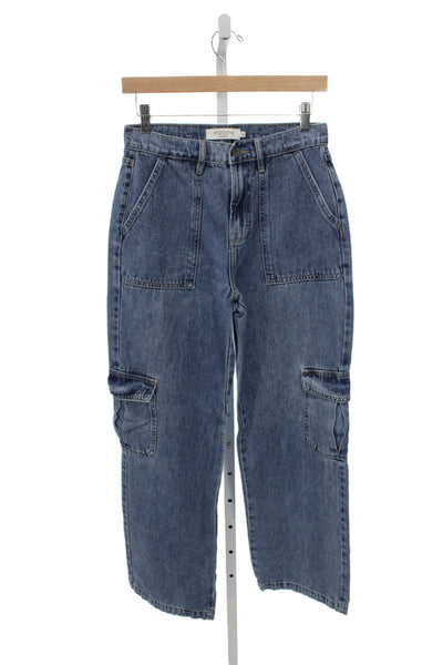 Hidden Women Straight High Rise Blue Jeans 100% Cotton Size 26