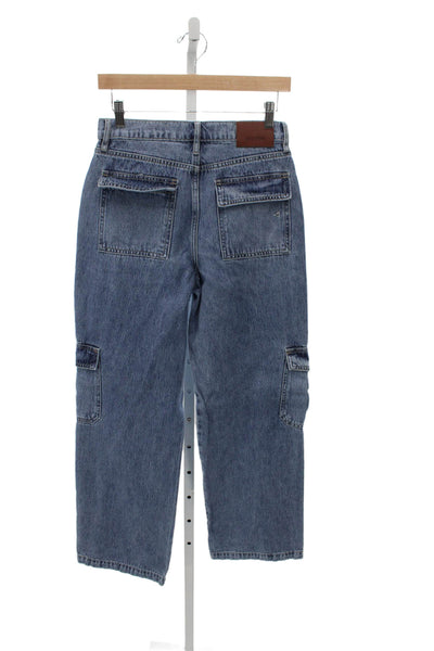 Hidden Women Straight High Rise Blue Jeans 100% Cotton Size 26