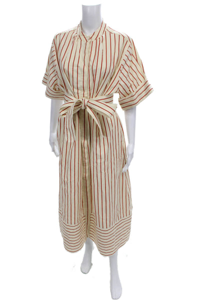 Sunday Best Women Beige Square Neck Floral Slip Dress Size 10