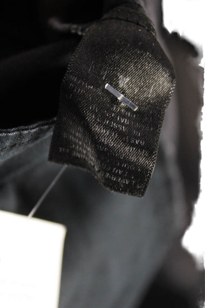Lafayette 148 New York Women Chino Pants Black Polyester Blend Size 16