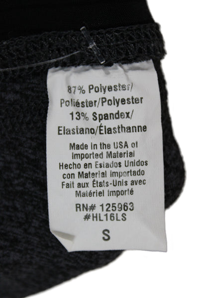 Beyond the Bump Women Compression Leggings Gray Flecked Yoga Maternity Size S