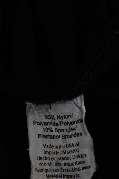 Beyond the Bump Womens Capri Leggings Gray Nylon Blend Maternity Yoga Size S