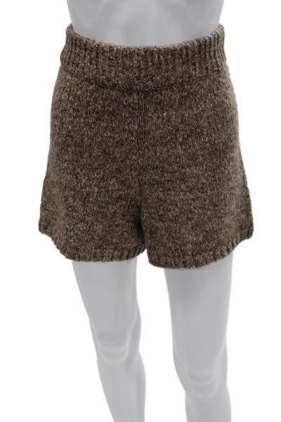 Zara Women Hot Pants Brown Pull On Size L